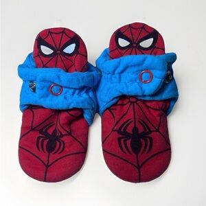 Robeez Spider-Man Red 0-3 Months Baby Booties Crib Shoes Infant